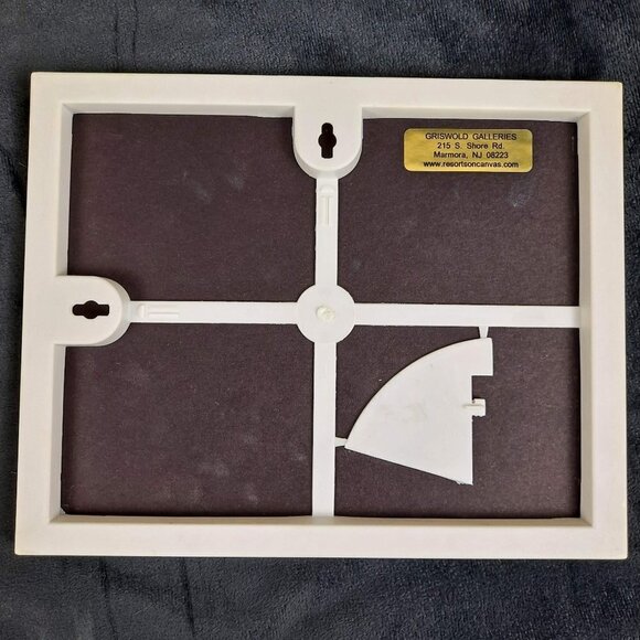 "White Sails" Print White Frame Signed by Artist Scott Griswold - Picture 6 of 7